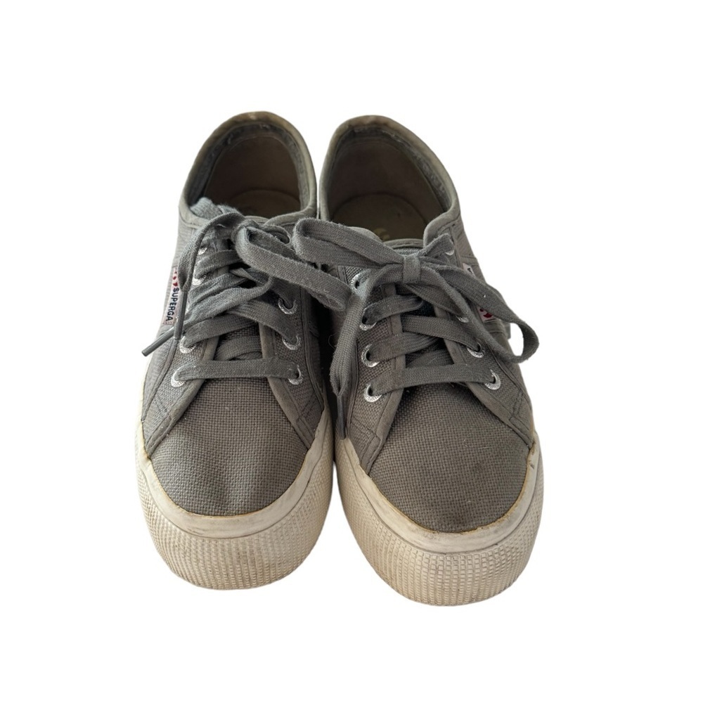 Superga 2740 Platform Sneakers, Grey, size 6 - Picture 2 of 10